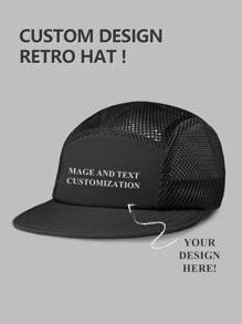 1 Piece Printed Hat, Personalized Hat, Custom Your Own Design, Text Customization, Pattern Customization, Pattern Text Customization, Adjustable Hat, Unisex Baseball Cap, Personalized Hat, Men's Hat, Dad Hat, Unisex Baseball Cap, Vintage Hat, Team Hat, Bachelor Party Hat, Birthday Gift, Personalized Baseball Cap