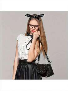 2/4pcs Polka Polka Dot Headband Suitable For Girls And Women, Vintage Bandana (Red, Black, White) Printed Headband From The 1950s, Cute Bow Dots, Hair Accessories For Women's Daily Use Turban Headband Sweatband