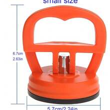 1pc Car Dent Repair Suction Cup Tool, Strong Suction - Orange - View 11