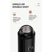 Black /Green Portable Heating Coffee Machine Wireless Electric Coffee Maker Fit Capsule Powder & French Press Pot For Car - Black - View 9