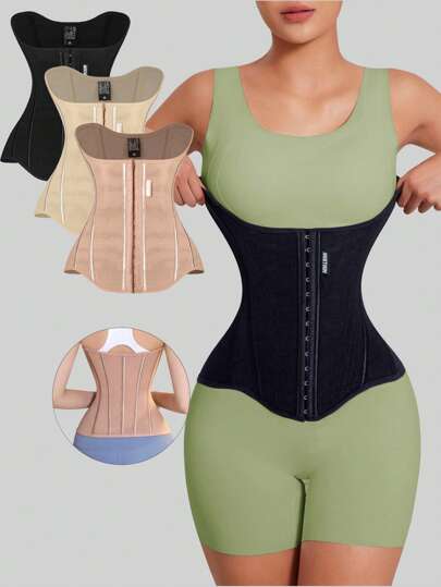 1件装束腰塑身衣后背收腹带束腰带平坦小腹女士塑身衣哥伦比亚塑身束腰带女士腹部塑形衣女性模特绑带瘦身紧身胸衣腰带