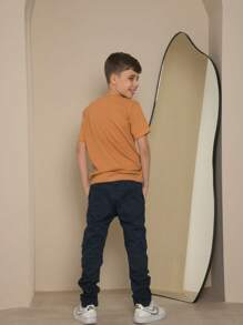 Boys' Youth Cargo Jogger Jeans - Navy Blue - View 4