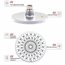 1 件套顶置式淋浴喷头高压节水淋浴喷头家居浴室装饰