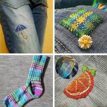 小型织布机 Speedweve 型编织工具，快速织补织布机 迷你修补方便织补织布机 用于修补牛仔裤袜子衣服 织布机可制作精美针脚 DIY 编织艺术（10/14 钩）