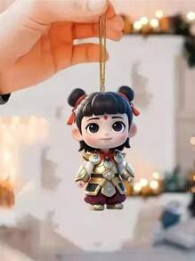 Nezha, The Highest Grossing Cartoon Character Globally, Key Chain, Rearview Mirror Hanging Decoration, Popular Model