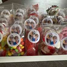 30-1000 Pieces Personalised Photo Stickers Labels, Wedding Stickers, Photo Labels, Birthday Party Stickers, Personalised, Custom