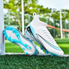 Neue Herren Künstliche PU Fußballschuhe, Outdoor Rasen Sportschuhe, rutschfest, langanhaltend, bieten überragenden Grip, Profi Match Trainingsschuhe