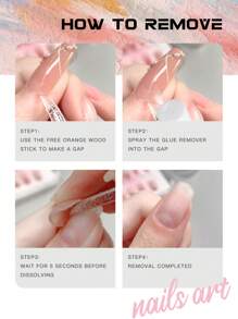10PCS Viral Y2K Press On Nails - Sparkling Diamond Drip Design - Short Square Fake Nails For Everyday Glam