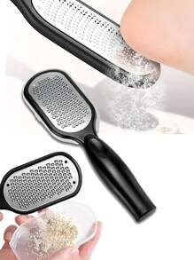 Foot File Heel Callus Remover, Professional Foot Care Pedicure Stainless Steel File Suitable For Wet And Dry Feet - Multicolor - View 2