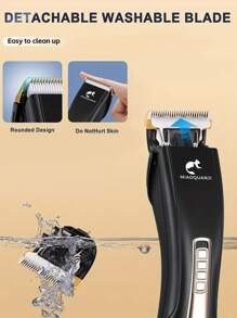 1 pieza Cortadora de pelo eléctrica para mascotas, recortadora mini para perros y gatos con carga USB - Multicolor - Ver 5