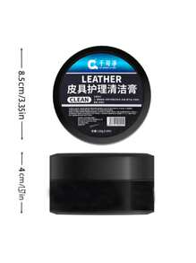 1 Box Multi-Purpose Leather Care Cream, Suitable For Car Seats, Leather Sofas, Bags, Shoes, Nourishes And Restores Sofas, Renews Plastic Parts - Black - View 5