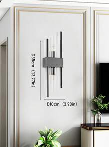 1/2pcs Modern Gold/Black Crystal Indoor Wall Lamp, Stainless Steel Body, G9 Light Source, Suitable For Living Room, Bedroom, Bedside, Home Decoration, LED Outdoor Wall Lamps