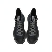 Converse 2024 男/女 Chuck SEASONAL 帆布/硫化高帮运动鞋 A12446C - 黑色 - 查看 6