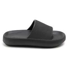 Slippers With Arched Insole And Thickened Soles - Black - View 3