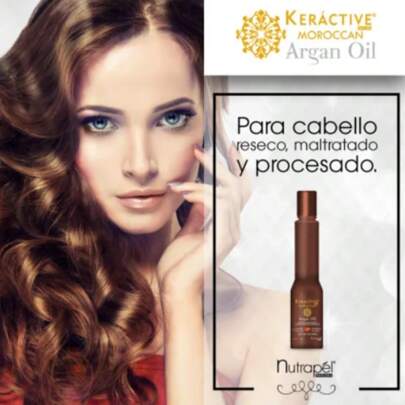 Shampoo Argan Keractive Moroccan Nutrapel 300ml  Sin parabenos Limpia suavemente  Revitaliza todo tipo de cabello, específicamente el cabello reseco, maltratado y procesado Repara y humecta Con Aceite de Argán Delicada fragancia.