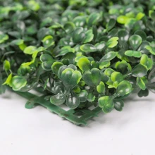 1 块人造米兰草坪植物墙背景，为派对、婚礼、后院和其他场合提供绿色壁画 - 农舍美学墙面装饰