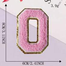 8CM Patch Letters For Clothes Alphabet Sticky Letter Clothing Bags Jacket Iron On Letter Emblems Chenille Patches For DIY MC006 - Multicolor - View 20