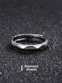 Anillos combinables apilables para hombres, anillos individuales, anillos abiertos personalizados para dedos, anillos vintage para hombres - multicolor - Ver 8