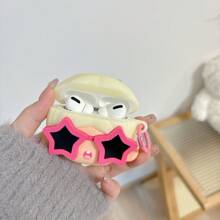 Pink Girl Headphone Protective Case Compatible With Apple Pro3, 1/2/3/4/Pro/Pro2 - Yellow - View 6