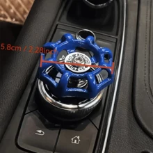 通用工业阀门式汽车发动机启动按钮套，按压式点火启动器装饰盖，金属，发动机停止启动按钮配件，用于车辆内部增强 - 多用途车辆更换部件 - 彩色 - 查看 7