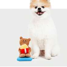 韩国Ins风格培根爆米花熊仿真声音娱乐趣味玩具 - 彩色 - 查看 4