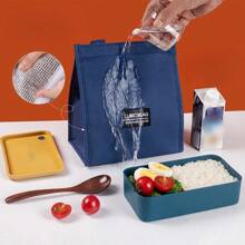 Japanese Style Insulated Lunch Bag,Waterproof Bento Bag,Large Capacity Work Lunchbox Bag,Student Lunch Tote,Camping Water Bottle & Food Storage Bag - Multicolor - View 6