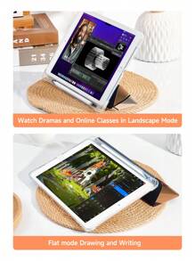 Ayotu Uroczy wzór Capybara Ochronny Futerał, Kompatybilny Z  Apple, Kindle E-Books. Ochronny Futerał na Tablet Z Gniazdem Na Rysik, Obsługuje Funkcję Automatycznego Uśpienia/Wybudzenia