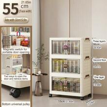 Storage Cabinet Home Organizer Cabinet Folding Clothes Cabinet For Clothes, Snack Storage, Baby Use, No-Installation Required - Multicolor - View 15