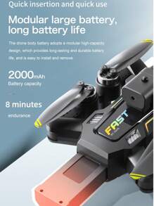 CASRRA The High-Definition Dual-Camera Foldable Quadcopter Drone E99 Features Optical Flow Hovering Function, Is Equipped With A Large-Capacity Battery, And Is Easy To Operate. It Is An Entry-Level Remote-Controlled Drone And An Excellent Gift For Birthdays, Christmas, Thanksgiving, And Halloween.