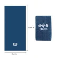 1 件多用途超细纤维吸汗健身毛巾，速干毛巾，适合户外跑步、健身器材垫、精美刺绣图案面巾、浴室浴巾秋季装饰、假日家居浴室装饰海滩必需品返校