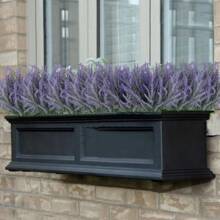 3 Bunches Artificial Lavender Flowers, Plastic Plants For Home Decor, Wedding, Kitchen, Garden, Porch, Window Box, Office, Tabletop Centerpiece, Purple Gifts Birthday Graduation