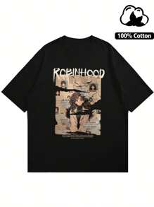180g Pure Cotton Men's Short Sleeve T-Shirts