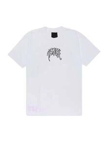 Unisex Basic T-Shirt 100% Cotton Fabric Fashion Streetwear Immediate Shipping - trắng - Xem 2