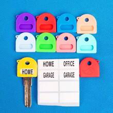 10pcs Keychain Silicone Key Covers, Multi-Color Elastic Key Protector Car Accessories Bag Charm Backpack For School Cute Goth Y2k Christmas Gift - Random Color - View 6