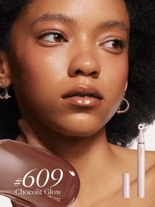 JOOCYEE DEWDROP GLAZE 唇油 保湿 高光泽 清凉感 - 609 Chocolit Glow - 查看 8