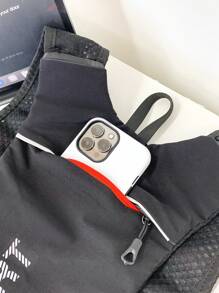 时尚越野背包，户外跑步、马拉松徒步背包，多功能健身运动包，轻便，节日礼物。健身包 - 黑色 - 查看 8