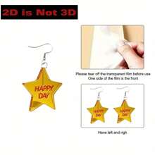 1 szt. 8 dostępnych stylów Unikalny projekt akrylowych kolczyków Styl codzienny i kombinacja na przyjęcia świąteczne Pasujące różne style Idealne do codziennego noszenia i na przyjęcie Najlepszy wybór