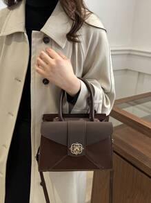 Fashionable Minimalist Elegant Handbag With Clover Lock, Suitable For Office, Parties, Daily Work And Commute, Great Gift