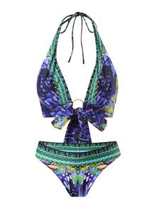 2024 New European And American Cross-Border Women's Swimwear Set, Stylish Fitted Sexy Swimwear