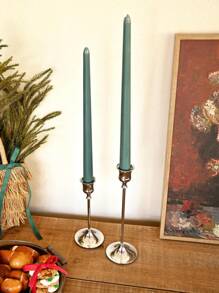 3pcs/Set Iron Taper Candle Holder,Decorative Candle Stand - Candlestick Holder For Wedding, Dinning, Party - Antique Brass,Fireplace Decor Candelabra Table Decor Pillar Candle Holder For Wedding,Home Decor, Holiday Party Decor,Festival Decor Home Gifts Birthday Graduation