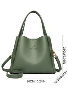Bolsos de mano suave de alta calidad para mujer, bolsos de hombro casuales, bolsos de diseñador de lujo de gran capacidad para damas