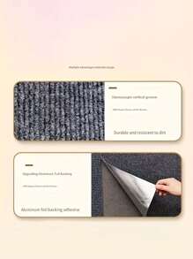 WhiskerWonders 自粘式聚酯纤维猫抓垫 - 1 件装毛毡抓垫，适用于墙壁和家具，多种尺寸包装，适合所有猫咪 - 彩色 - 查看 7