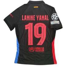 Jersey Barca LAMIN YAMAL Personalizado 2024-25 - Negro - Ver 2