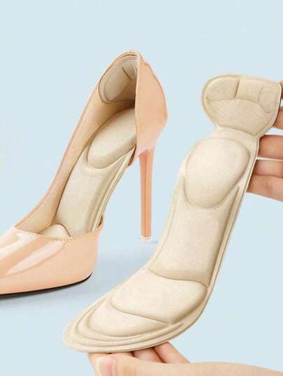 1 Paio di Sottopiedi Imbottiti 5D per Donne, Morbidi, Ammortizzanti, Traspiranti, Assorbenti del Sudore, Sottopiedi Lunghezza Intera Adatti per Tacchi Alti, scarpi sportivi, Scarpe Casual, Forniture per il Ritorno a Scuola, Accessori per Stivali per Donne, per Uso Esterno, Sport, Viaggio, Casa, Ufficio, Scuola