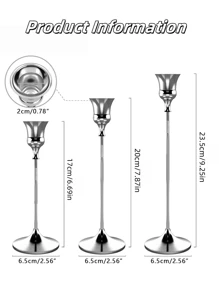 3pcs/Set Iron Taper Candle Holder,Decorative Candle Stand - Candlestick Holder For Wedding, Dinning, Party - Antique Brass,Fireplace Decor Candelabra Table Decor Pillar Candle Holder For Wedding,Home Decor, Holiday Party Decor,Festival Decor Home Gifts Birthday Graduation