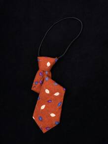 1 件男士复古图案领带，正式西装领带，适合婚礼商务专业工作