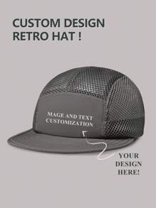 1 Piece Printed Hat, Personalized Hat, Custom Your Own Design, Text Customization, Pattern Customization, Pattern Text Customization, Adjustable Hat, Unisex Baseball Cap, Personalized Hat, Men's Hat, Dad Hat, Unisex Baseball Cap, Vintage Hat, Team Hat, Bachelor Party Hat, Birthday Gift, Personalized Baseball Cap