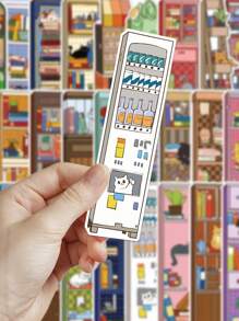 30pcs Cute Cat Design Bookmarks, Cartoon Vivid And Stylish Book Markers For Reading Notes - Multicolor - View 9