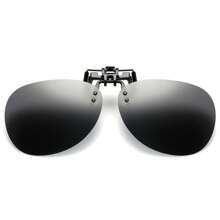 Multi-Color Summer Beach Holiday Unisex Eyeglasses, Round Shape Elegant UV Protection Clip-On Glasses Suitable For Fishing, Driving, Travel, Photography, Couples Clip-On Fit For Various Frames
