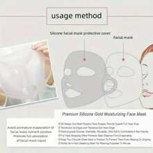 1pc Reusable Anti-Wrinkle Silicone Face Mask Holder For Sheet Masks, Moisturizing Facial Mask Cover, Prevent Evaporation, Beauty Face Tool ,For Mask Skincare Face Tool And Reusable To Prevent Evaporation, Face Care,For Sheet Masks, Moisturizing Facial Mask Cover, Prevent Evaporation, Beauty Face Tool,Beauty & Makeup Tool,Silicone Mask,Face Mask Skin Care,Sleep Mask,Gift For My Mother,Mother's Day,Skin Care Tools,Home Essentials,Face Shield